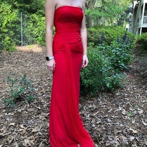 Red prom dress